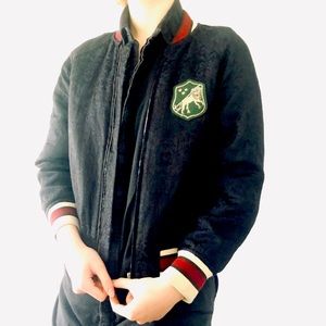 Sandro Paris Lion Academy Bomber Jacket